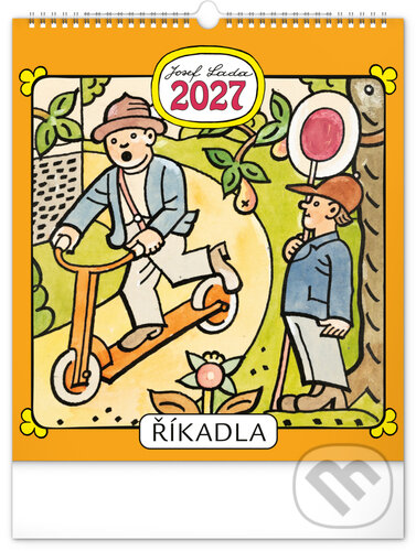 NOTIQUE Nástěnný kalendář Josef Lada - Říkadla 2027 (Notique). Notique, 2026 NOTIQUE Nástěnný kalendář Josef Lada - Říkadla 2027 (Notique). Notique, 2026