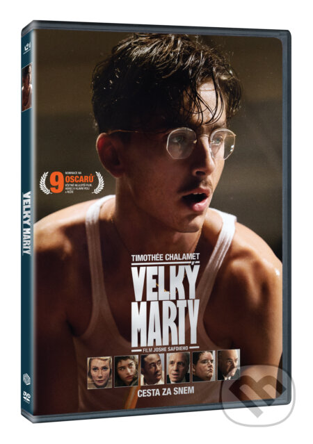 Film: Velký Marty (Josh Safdie) (DVD). Magicbox, 2026 Film: Velký Marty (Josh Safdie) (DVD). Magicbox, 2026