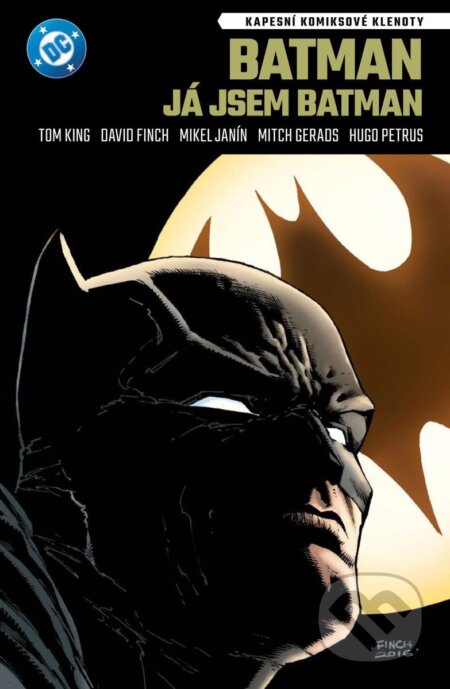 Kniha: Batman - Já jsem Batman (Tom King a David Finch). Crew, 2026 Kniha: Batman - Já jsem Batman (Tom King a David Finch). Crew, 2026