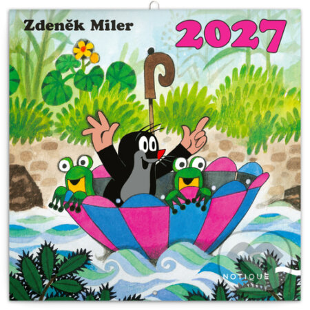 NOTIQUE Nástenný poznámkový kalendár Krtko 2027 (Notique). Notique, 2026 NOTIQUE Nástenný poznámkový kalendár Krtko 2027 (Notique). Notique, 2026