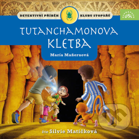 Audiokniha: Tutanchamonova kletba (María Ma?eruová). Supraphon, 2026 Audiokniha: Tutanchamonova kletba (María Ma?eruová). Supraphon, 2026
