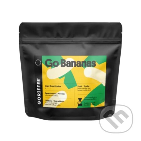 Kávy a čaje: Go bananas filter blend 250 g (Goriffee). Goriffee Kávy a čaje: Go bananas filter blend 250 g (Goriffee). Goriffee
