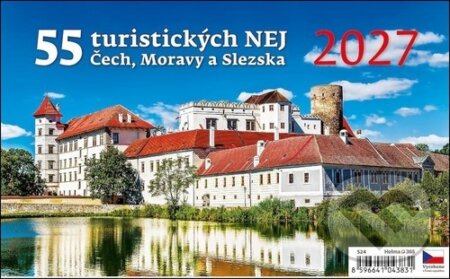 55 turistických nej Čech, Moravy a Slezska 2027 - stolní kalendář (Helma). Helma, 2026 55 turistických nej Čech, Moravy a Slezska 2027 - stolní kalendář (Helma). Helma, 2026