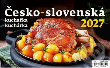 Česko-slovenská kuchařka 2027 - stolní kalendář (Helma). Helma, 2026 Česko-slovenská kuchařka 2027 - stolní kalendář (Helma). Helma, 2026