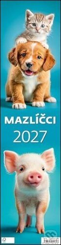 Mazlíčci vázanka 2027 - nástěnný kalendář (Helma). Helma, 2026 Mazlíčci vázanka 2027 - nástěnný kalendář (Helma). Helma, 2026