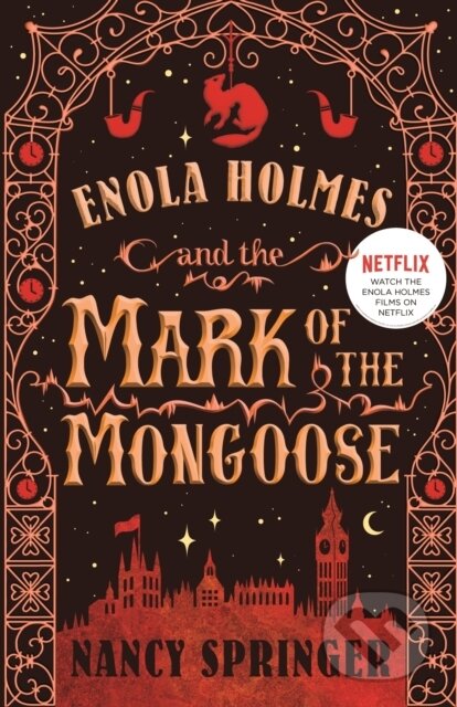 Kniha: The Enola Holmes and the Mark of the Mongoose (Nancy Springer). Wednesday Books, 2024 Kniha: The Enola Holmes and the Mark of the Mongoose (Nancy Springer). Wednesday Books, 2024