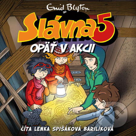 Audiokniha: Slávna 5 opäť v akcii (Enid Blyton). Wisteria Books, Slovart, 2026 Audiokniha: Slávna 5 opäť v akcii (Enid Blyton). Wisteria Books, Slovart, 2026