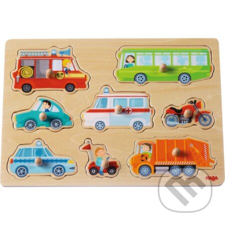 Puzzle: Haba Drevené vkladacie puzzle Dopravné prostriedky (Haba). Haba Puzzle: Haba Drevené vkladacie puzzle Dopravné prostriedky (Haba). Haba