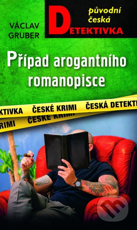 Kniha: Případ arogantního romanopisce (Václav Gruber). Moba, 2026 Kniha: Případ arogantního romanopisce (Václav Gruber). Moba, 2026