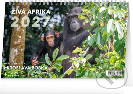 NOTIQUE Stolní kalendář Živá Afrika 2027 (Notique). Notique, 2026 NOTIQUE Stolní kalendář Živá Afrika 2027 (Notique). Notique, 2026