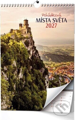 Pohádková místa světa 2027 - nástěnný kalendář (Baloušek). Baloušek, 2026 Pohádková místa světa 2027 - nástěnný kalendář (Baloušek). Baloušek, 2026