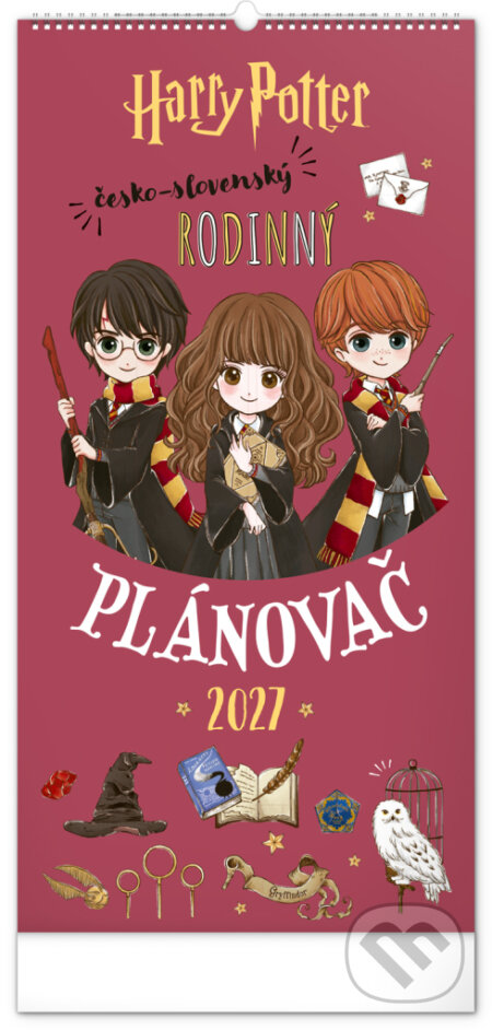 Nástěnný kalendář Rodinný plánovací Harry Potter 2027 (Notique). Notique, 2026 Nástěnný kalendář Rodinný plánovací Harry Potter 2027 (Notique). Notique, 2026