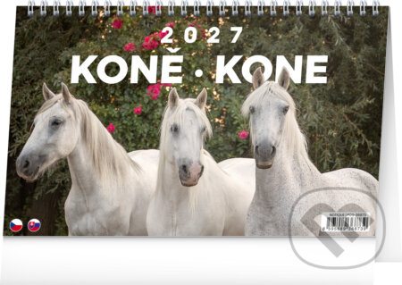 NOTIQUE Stolní kalendář Koně / stolový kalendár Kone 2027 (Notique). Notique, 2026 NOTIQUE Stolní kalendář Koně / stolový kalendár Kone 2027 (Notique). Notique, 2026
