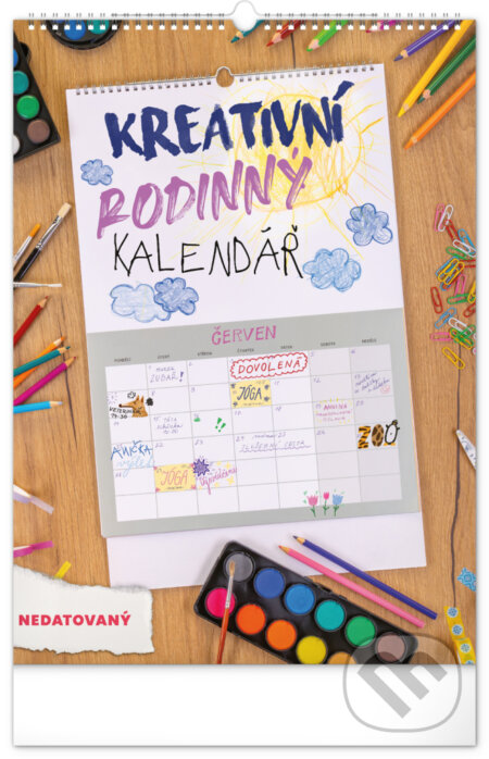 NOTIQUE Kreativní rodinný kalendář - nedatovaný (Notique). Notique, 2026 NOTIQUE Kreativní rodinný kalendář - nedatovaný (Notique). Notique, 2026