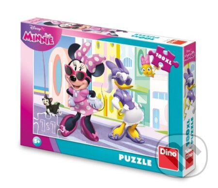 Puzzle: Minnie a Daisy ve městě (Dino). Dino Puzzle: Minnie a Daisy ve městě (Dino). Dino
