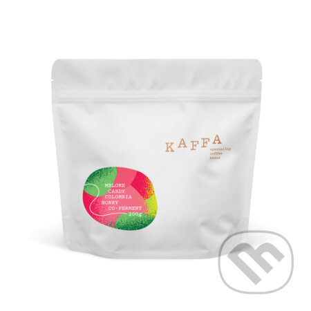 Kávy a čaje: KAFFA COLOMBIA MELONE CANDY 200g (KAFFA). KAFFA, 2026 Kávy a čaje: KAFFA COLOMBIA MELONE CANDY 200g (KAFFA). KAFFA, 2026