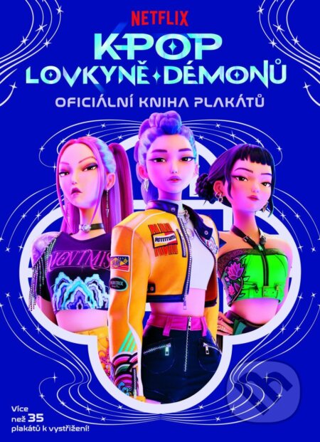 Kniha: K-pop Lovkyně démonů: Oficiální kniha plakátů (Pikola). Pikola, 2026 Kniha: K-pop Lovkyně démonů: Oficiální kniha plakátů (Pikola). Pikola, 2026
