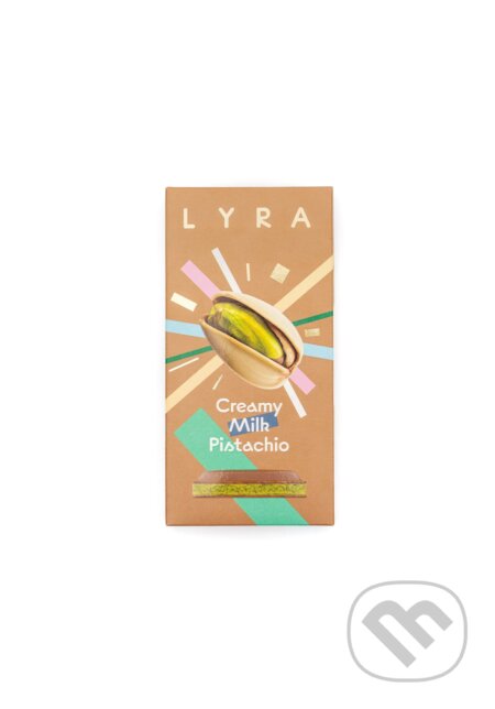Kávy a čaje: Lyra CREAMY Milk Pistachio 80 g (Lyra). Lyra, 2026 Kávy a čaje: Lyra CREAMY Milk Pistachio 80 g (Lyra). Lyra, 2026