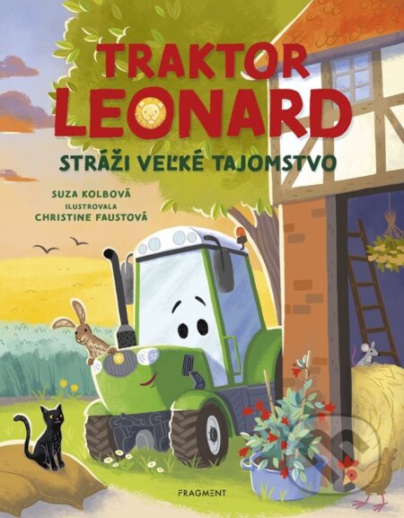 Kniha: Traktor Leonard stráži veľké tajomstvo (Suza Kolbová a Jiří Kosek). Fragment, 2026 Kniha: Traktor Leonard stráži veľké tajomstvo (Suza Kolbová a Jiří Kosek). Fragment, 2026