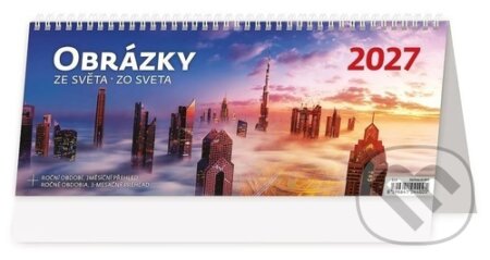 Obrázky ze světa / zo sveta 2027 - stolní kalendář (Helma). Helma, 2026 Obrázky ze světa / zo sveta 2027 - stolní kalendář (Helma). Helma, 2026