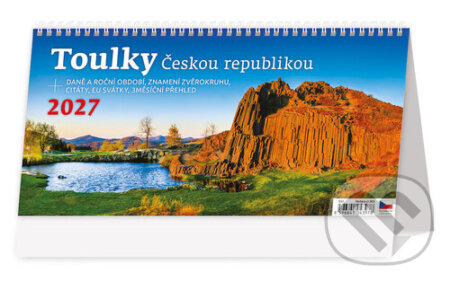 Toulky Českou republikou 2027 - stolní kalendář (Helma). Helma, 2026 Toulky Českou republikou 2027 - stolní kalendář (Helma). Helma, 2026