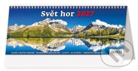 Svět hor 2027 - stolní kalendář (Helma). Helma, 2026 Svět hor 2027 - stolní kalendář (Helma). Helma, 2026