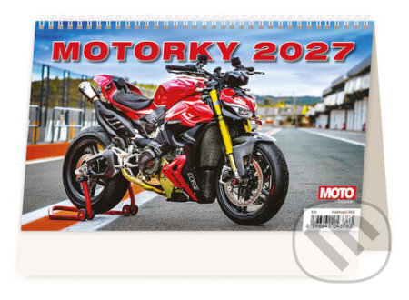 Motorky 2027 - stolní kalendář (Helma). Helma, 2026 Motorky 2027 - stolní kalendář (Helma). Helma, 2026