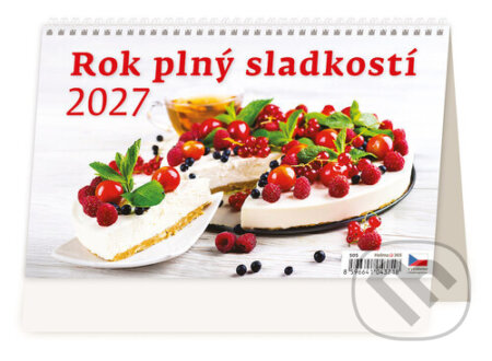 Rok plný sladkostí 2027 - stolní kalendář (Helma). Helma, 2026 Rok plný sladkostí 2027 - stolní kalendář (Helma). Helma, 2026