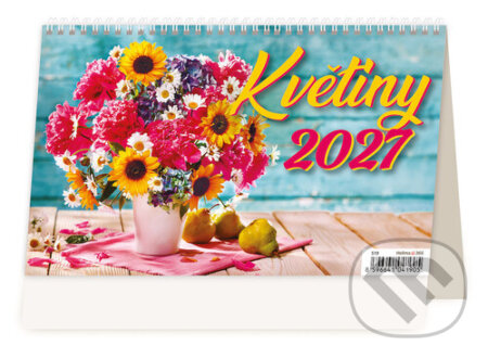 Květiny 2027 - stolní kalendář (Helma). Helma, 2026 Květiny 2027 - stolní kalendář (Helma). Helma, 2026