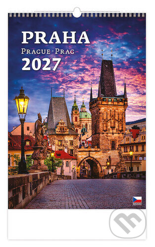 Praha 2027 - nástěnný kalendář (Helma). Helma, 2026 Praha 2027 - nástěnný kalendář (Helma). Helma, 2026