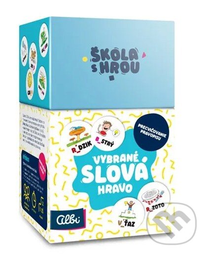 Spoločenská hra: Škola s hrou - Vybrané slová hravo SK (Albi). Albi, 2026 Spoločenská hra: Škola s hrou - Vybrané slová hravo SK (Albi). Albi, 2026