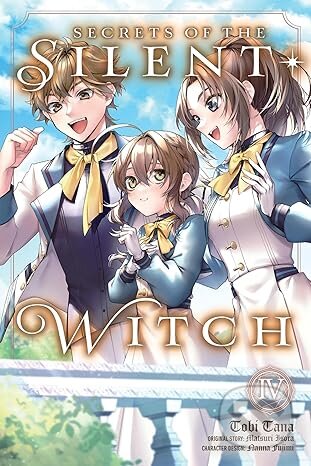Kniha: Secrets of the Silent Witch, Vol. 4 (manga) (Alice Prowse, Katie Blakeslee, Matsuri Isora, Nanna Fujimi a Tobi Tana). Little, Brown, 2026 Kniha: Secrets of the Silent Witch, Vol. 4 (manga) (Alice Prowse, Katie Blakeslee, Matsuri Isora, Nanna Fujimi a Tobi Tana). Little, Brown, 2026