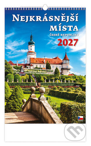 Nejkrásnější místa České republiky 2027 - nástěnný kalendář (Helma). Helma, 2026 Nejkrásnější místa České republiky 2027 - nástěnný kalendář (Helma). Helma, 2026