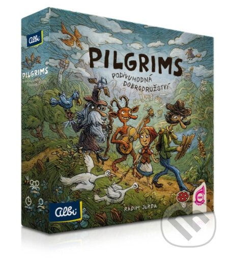 Spoločenská hra: Pilgrims (Radim Jurda). Albi, 2026 Spoločenská hra: Pilgrims (Radim Jurda). Albi, 2026