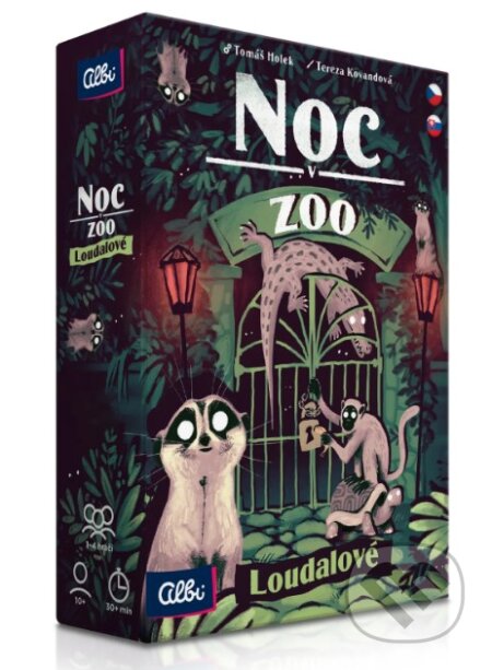 Spoločenská hra: Noc v zoo - Loudalové (Albi). Albi, 2026 Spoločenská hra: Noc v zoo - Loudalové (Albi). Albi, 2026