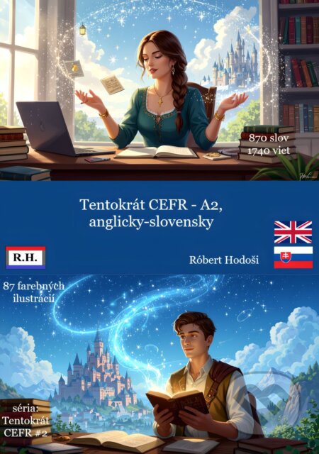 E-kniha: Tentokrát CEFR - A2, anglicky-slovensky (Róbert Hodoši). Robert Hodosi, 2026 E-kniha: Tentokrát CEFR - A2, anglicky-slovensky (Róbert Hodoši). Robert Hodosi, 2026