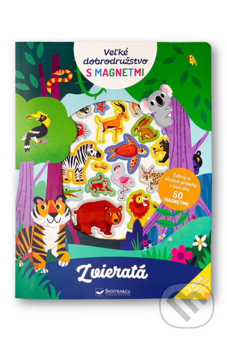 Kniha: Veľké dobrodružstvo s magnetmi: Zvieratá (Svojtka&Co.). Svojtka&Co., 2026 Kniha: Veľké dobrodružstvo s magnetmi: Zvieratá (Svojtka&Co.). Svojtka&Co., 2026
