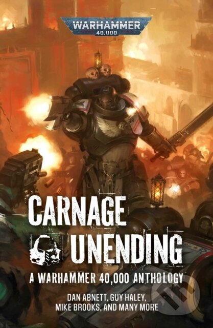 Kniha: Carnage Unending (Dan Abnett). Games Workshop, 2026 Kniha: Carnage Unending (Dan Abnett). Games Workshop, 2026