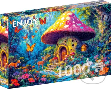 Puzzle: Puzzle Houbová chaloupka (1000 dílků) (Enjoy). Enjoy, 2026 Puzzle: Puzzle Houbová chaloupka (1000 dílků) (Enjoy). Enjoy, 2026