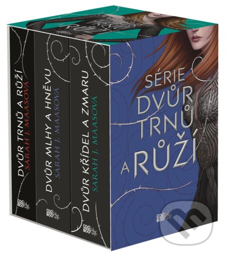 Kniha: Série Dvůr trnů a růží v jednom boxu (Sarah J. Maas). CooBoo CZ, 2018 Kniha: Série Dvůr trnů a růží v jednom boxu (Sarah J. Maas). CooBoo CZ, 2018