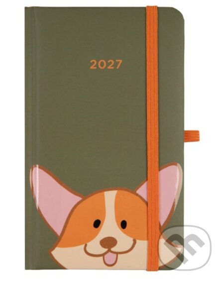 Vreckový diár s gumičkou na rok 2027 - Corgi (Albi). Albi, 2026 Vreckový diár s gumičkou na rok 2027 - Corgi (Albi). Albi, 2026