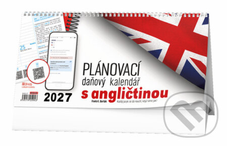 Plánovací daňový kalendář s angličtinou 2027 - stolní kalendář (Baloušek). Baloušek, 2026 Plánovací daňový kalendář s angličtinou 2027 - stolní kalendář (Baloušek). Baloušek, 2026
