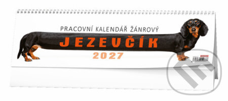 Pracovní kalendář žánrový Jezevčík 2027 - stolní kalendář (Baloušek). Baloušek, 2026 Pracovní kalendář žánrový Jezevčík 2027 - stolní kalendář (Baloušek). Baloušek, 2026