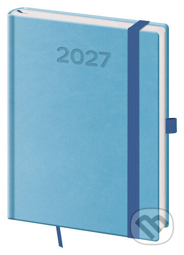 Denní diář 2027 B6 Print Pop světle modrý (Helma). Helma, 2026 Denní diář 2027 B6 Print Pop světle modrý (Helma). Helma, 2026