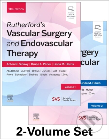 Kniha: Rutherford's Vascular Surgery and Endovascular Therapy, 2-Volume Set (Anton N., MD, MPH Sidawy, Linda Harris, Bruce A. a MBA Perler). Churchill Livingstone, 2026 Kniha: Rutherford's Vascular Surgery and Endovascular Therapy, 2-Volume Set (Anton N., MD, MPH Sidawy, Linda Harris, Bruce A. a MBA Perler). Churchill Livingstone, 2026