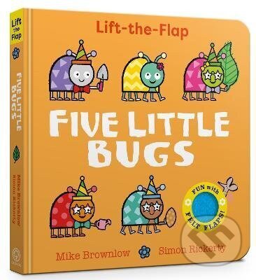 Kniha: Five Little Bugs (Mike Brownlow). Hachette Childrens Group, 2026 Kniha: Five Little Bugs (Mike Brownlow). Hachette Childrens Group, 2026