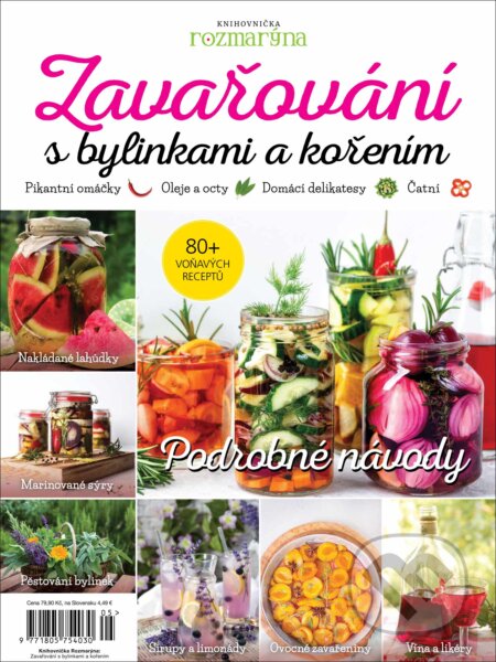 Kniha: Zavařování s bylinkami a kořením (Mirka Koníčková). Extra Publishing, 2026 Kniha: Zavařování s bylinkami a kořením (Mirka Koníčková). Extra Publishing, 2026