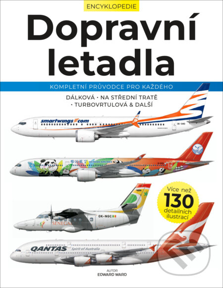 Kniha: Dopravní letadla (Edward Ward). Extra Publishing, 2026 Kniha: Dopravní letadla (Edward Ward). Extra Publishing, 2026