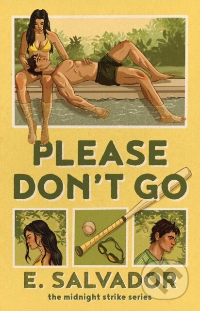 Kniha: Please Don't Go (E. Salvador). Simon & Schuster, 2026 Kniha: Please Don't Go (E. Salvador). Simon & Schuster, 2026