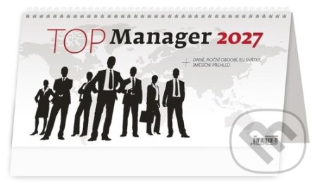 Plánovací kalendář Top Manager 2027 - stolní kalendář (Helma). Helma, 2026 Plánovací kalendář Top Manager 2027 - stolní kalendář (Helma). Helma, 2026